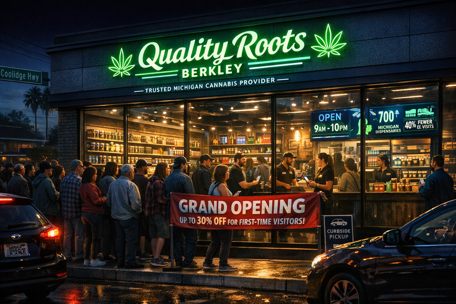 Quality Roots Launches Berkley Retail Site to Boost Local Cannabis Access