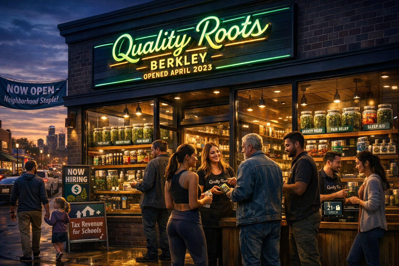 Quality Roots Expands Access with New Berkley Retail Location