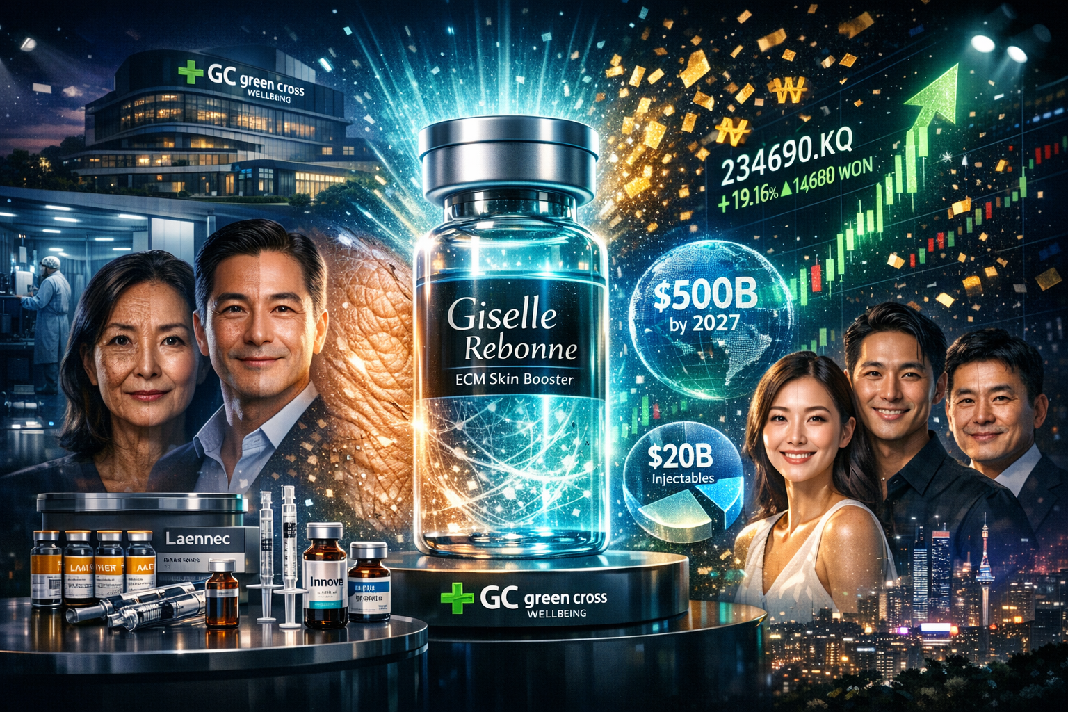 GC Green Cross Wellbeing Shares Surge 19% on ECM Skin Booster Launch