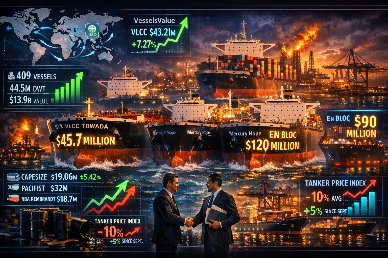Tanker Sales Volume Surges 27% in 2025 Despite Softer Prices