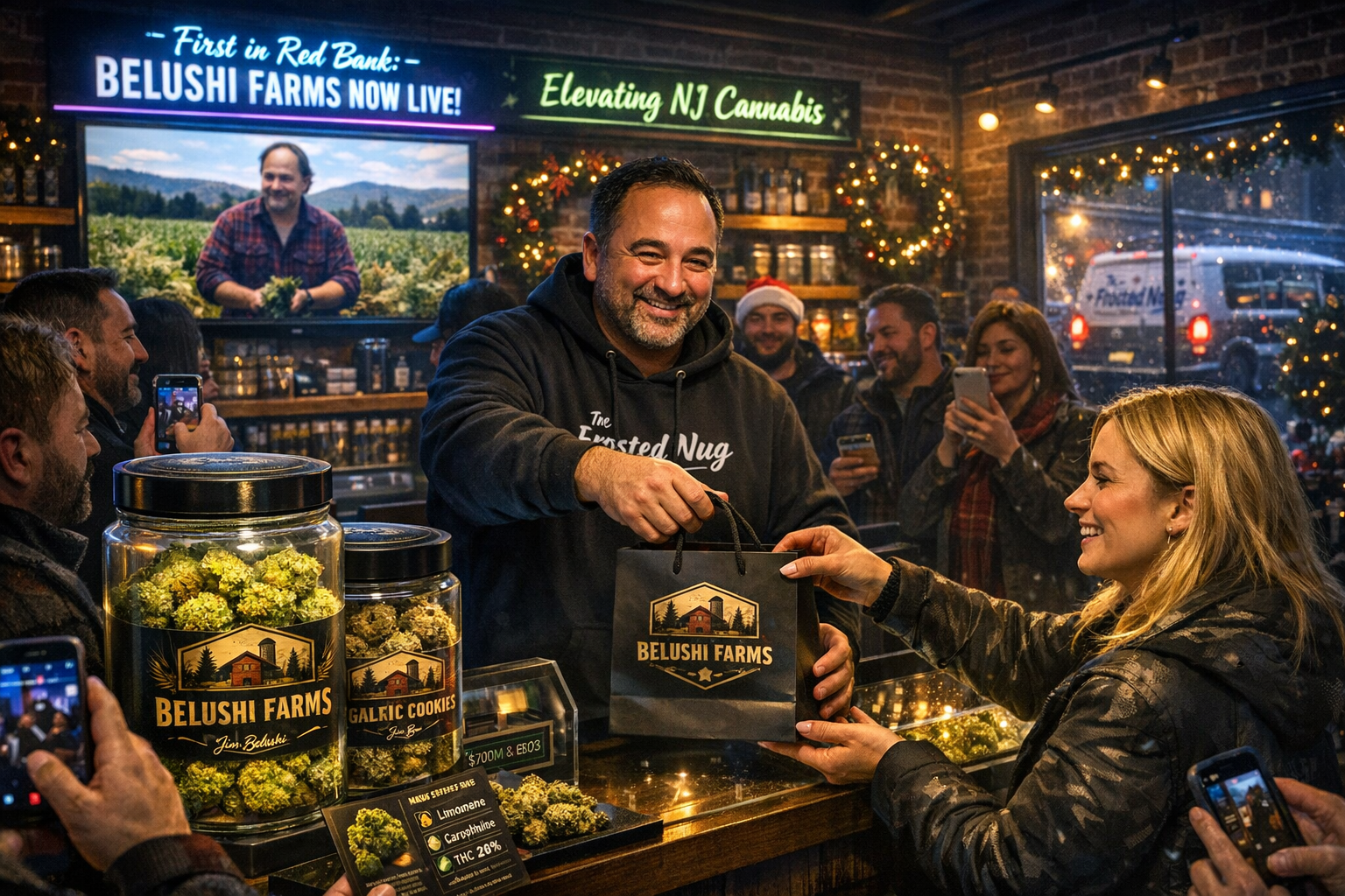 The Frosted Nug Launches Belushi Farms, Elevating Red Bank’s Craft Cannabis Scene