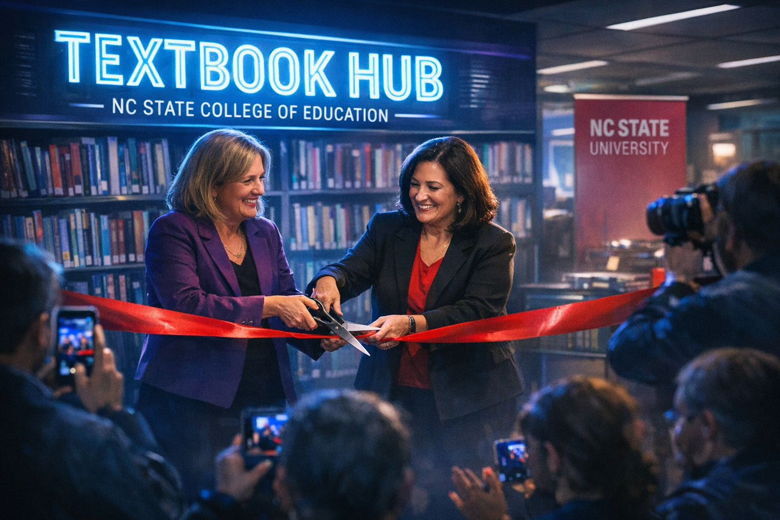 NC State College of Education Opens Temporary Textbook Hub in D.H. Hill Library