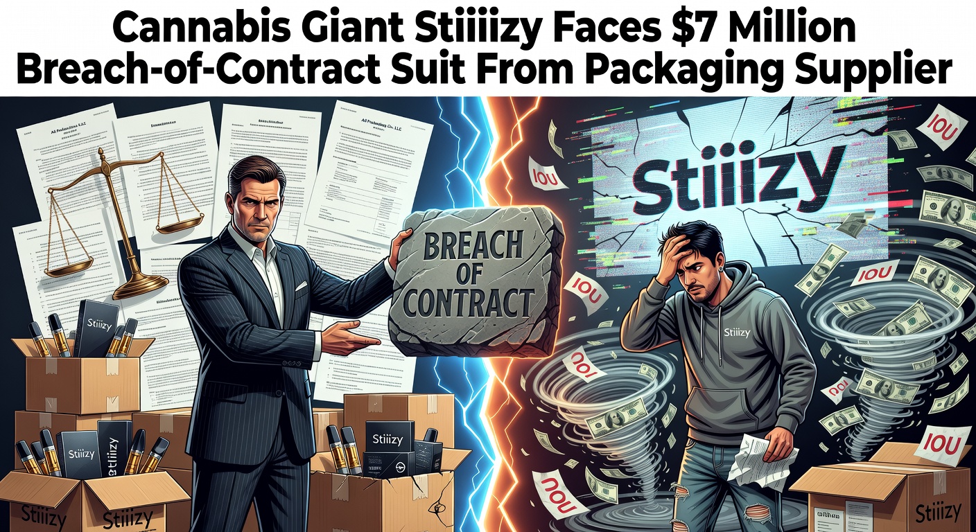 Cannabis Giant Stiiizy Faces $7 Million Breach-of-Contract Suit From Packaging Supplier