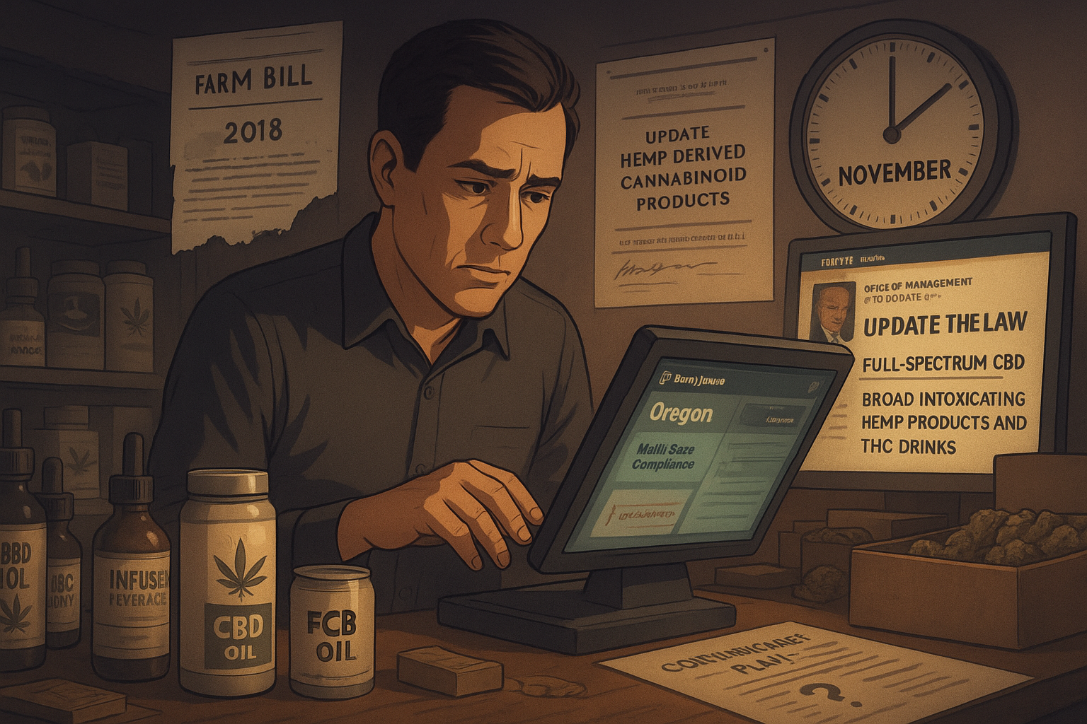 Hemp Industry Braces as November Deadline Threatens Most Derived Products